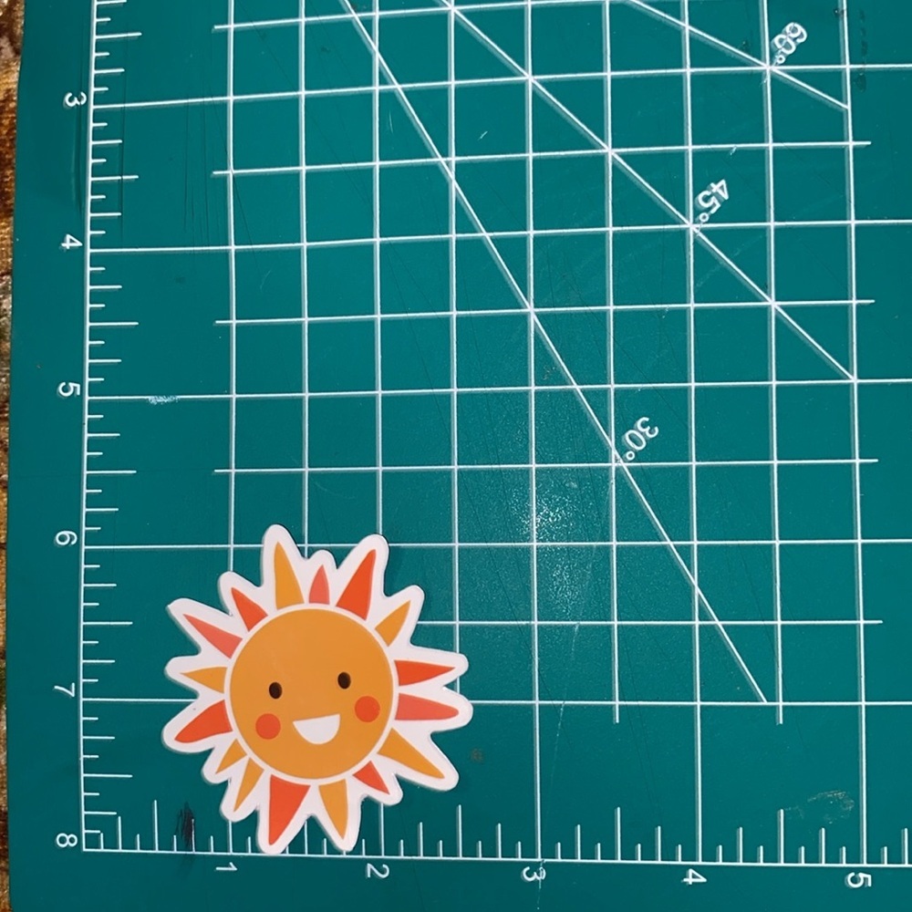 🌈20/$12🌈 Cute Sun Sticker - Picture 2 of 3